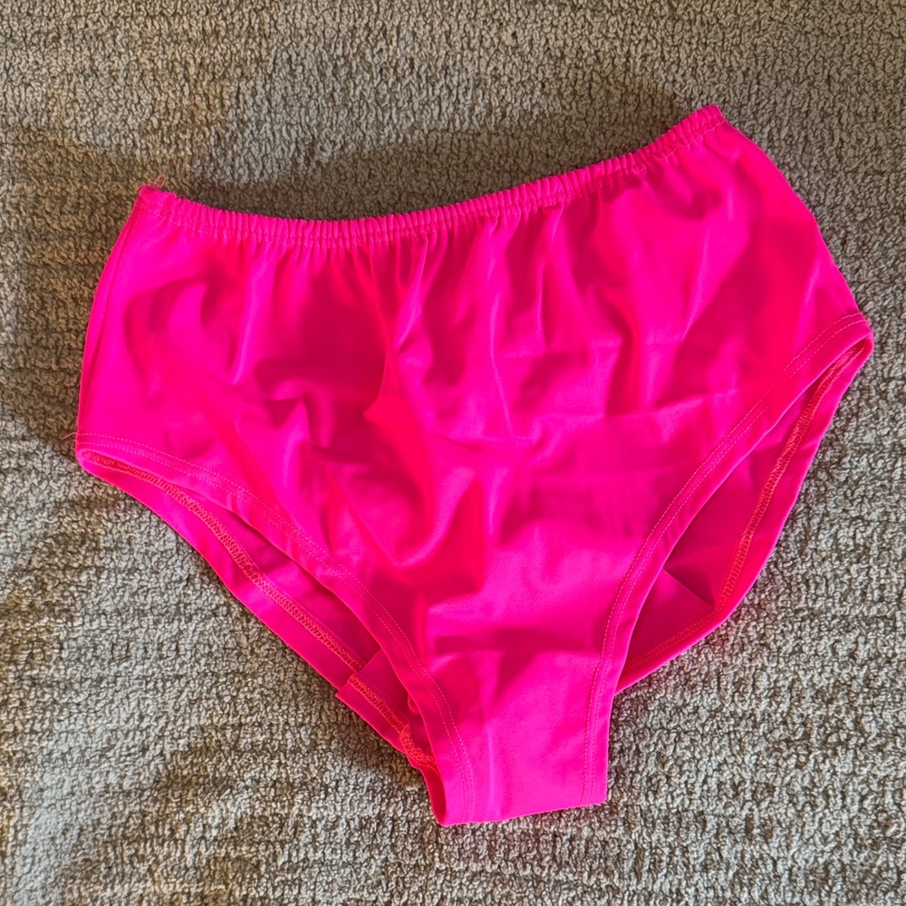 Bright Pink High-Waisted Bottoms